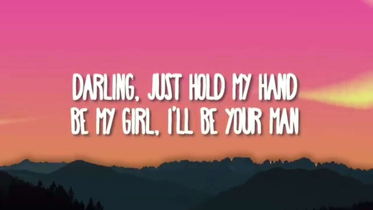 Darling just hold my hand