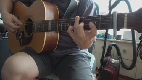 숨 - 박효신, guitar backing cover, dropped D tuning