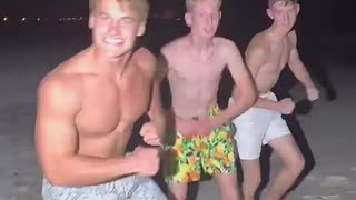 Breaking: Men if you’re sad. Watch this. #theboys #ymca #shorts #viral #beach