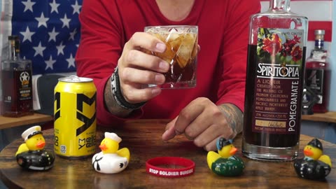 Steve Luse - Spiritopia Pomegranate Liqueur & Mello Yello Soda
