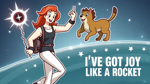 I’ve Got Joy Like a Rocket 🚀 | Kids Worship Song About God’s Joy | Little Lamb Studios