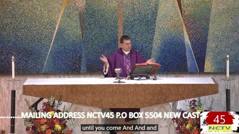 NCTV45 CATHOLIC MASS HOLY SPIRIT PARISH 9:00 AM MON DEC 1 2025