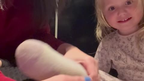 Toddler Is Very Good at Putting on Socks