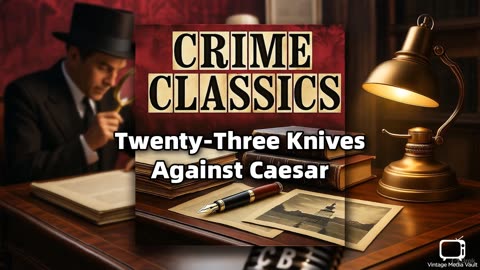 Crime Classics - Twenty-Three Knives Against Caesar | Classic True Crime Radio