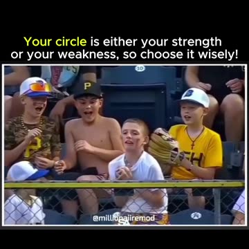 Your circle determines your path towards either success or failure, so choose carefully. 👌