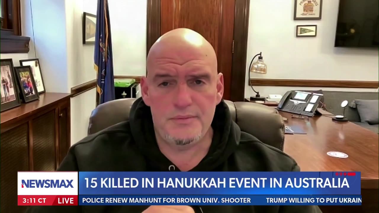 SEN. FETTERMAN: “Antisemitism has been a rot within the American Left and within my party.”