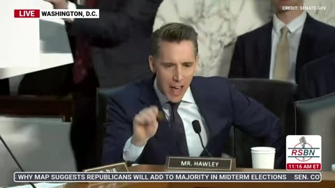 Senator Hawley on Democrats lawfare hypocrisy