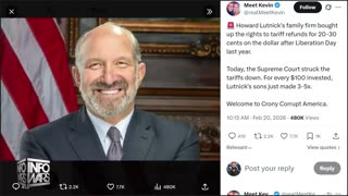 MAJOR SCANDAL BREAKING: President Trump's Commerce Sec. Howard Lutnick's Family Just Made BILLIONS
