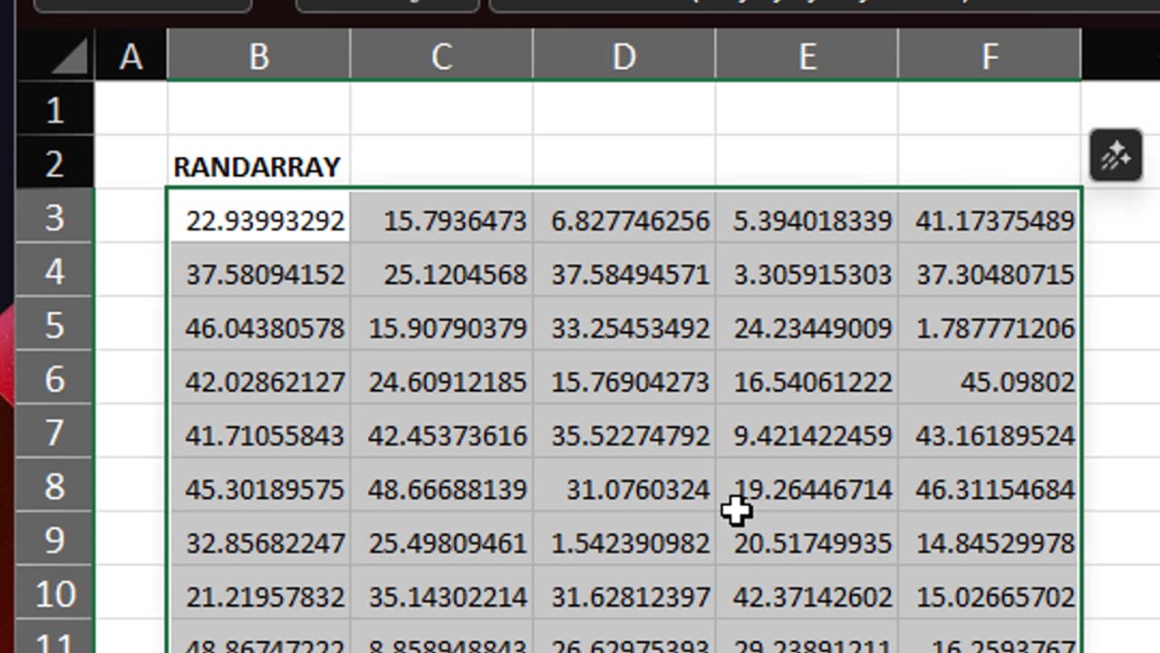 How to Generate Arrays of Random Numbers With RANDARRAY in Excel
