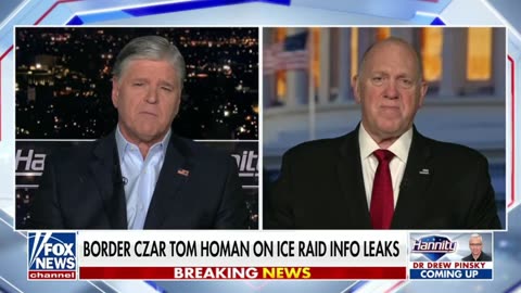 Tom Homan Mole leaking ICE's raid plans to tip off illegal aliens is likely from the FBI.