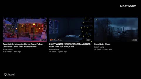 Live with Restream, December 27