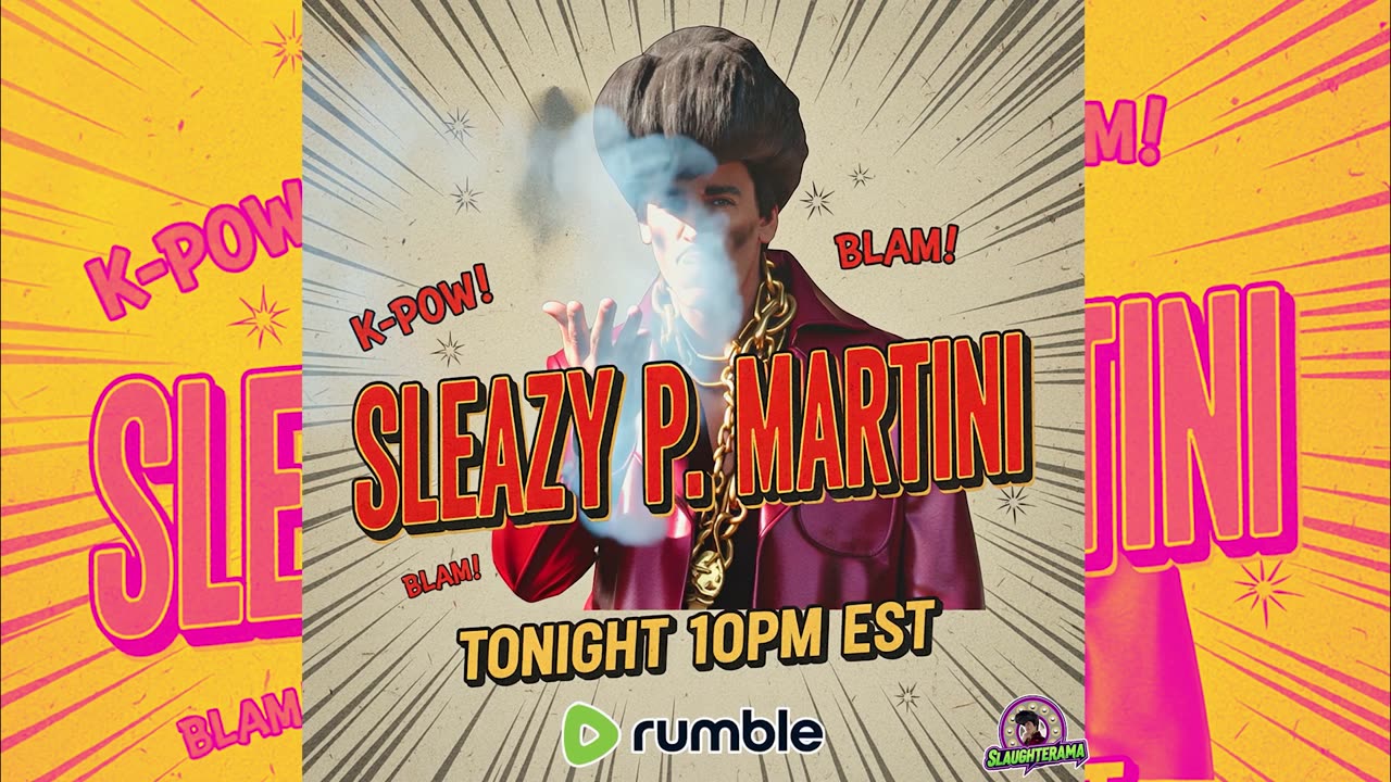 Sleazy P Martini Live Tonight @ 10pm EST