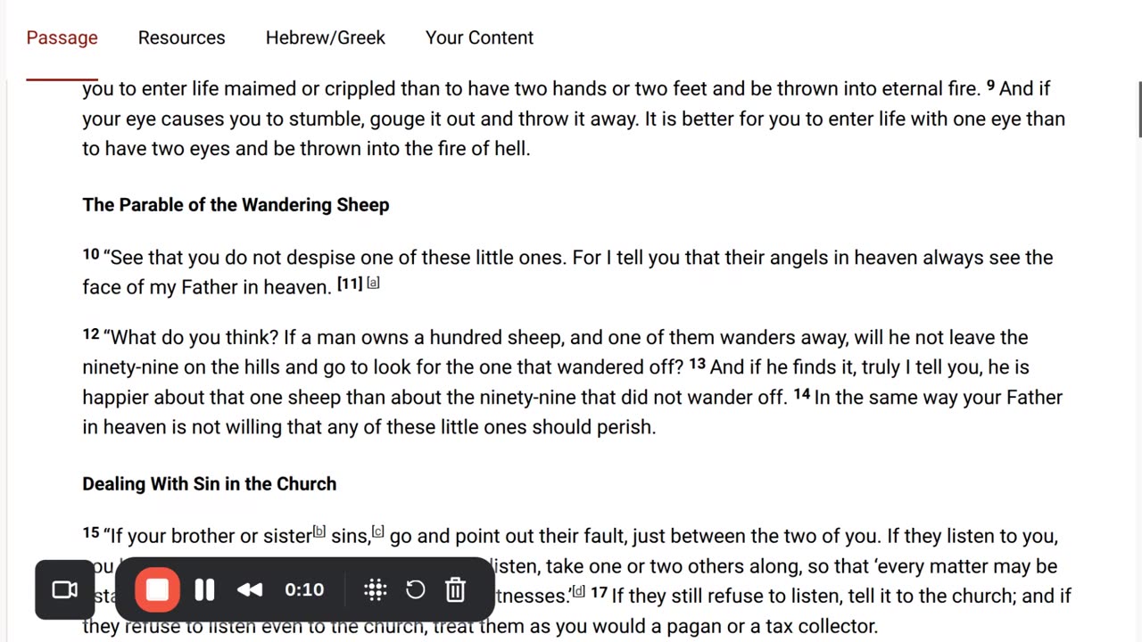 Parable of Wandering Sheep