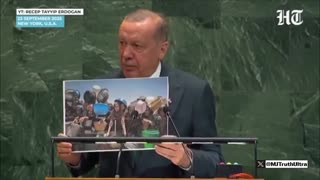 President Erdogan Shocks the UN Assembly, Says Israel's Leadership is 'Out Of Control' In Mid-East