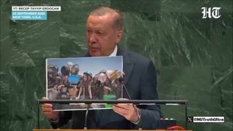 President Erdogan Shocks the UN Assembly, Says Israel's Leadership is 'Out Of Control' In Mid-East