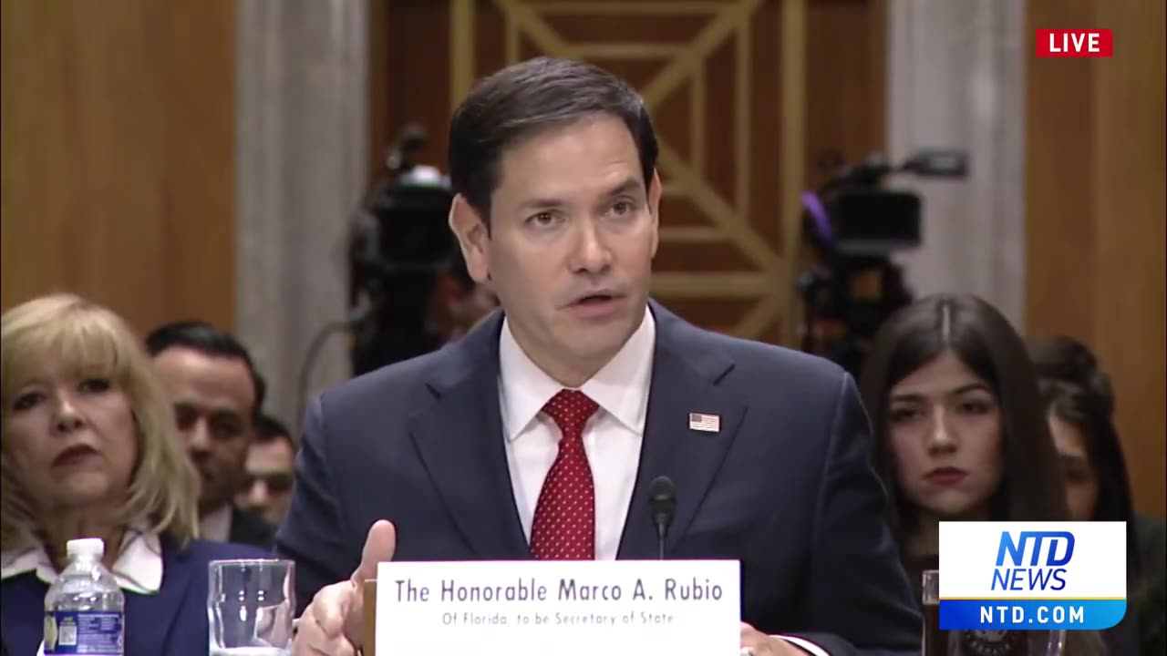 LIVE: Rubio Testifies at Secretary of State Senate Confirmation Hearing