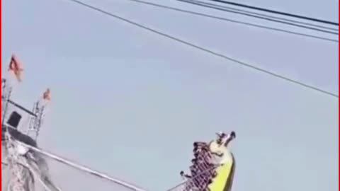 Jhabua Swing Accident: Dragon Ride Overturns at Utkrisht Vidyalaya Playground; 14 Students