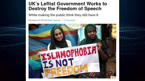 UKs LEFTIST GOVERNMENT IS WORKING TO DESTROY FREE SPEECH