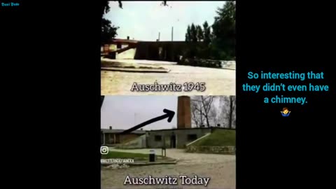 So interesting that they didn’t even have a chimney at AUSCHWITZ