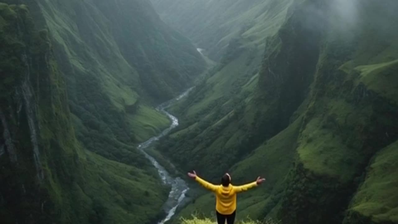 The video is made with AI, it may be artificial.