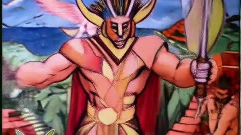 AI Animation Of My 'Kukulcan' Album Cover 2 (Total Eclipse)