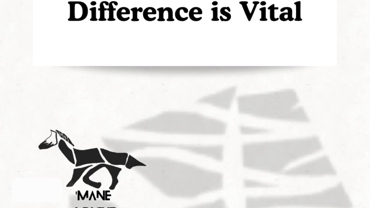 Difference Is Vital - 'Mane Wright #mondaywright