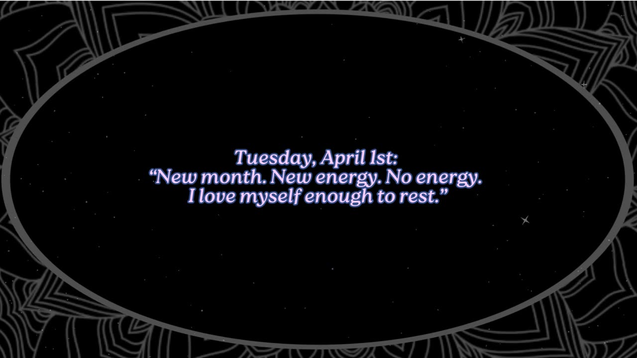 New Month, New Energy! ~ Tuesday, April 1, 2025 ~ Numerology Energy @ a Glance