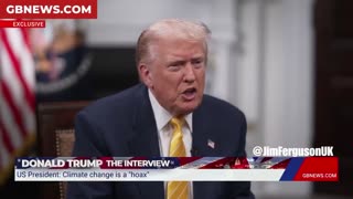 TRUMP EXPOSES THE CLIMATE SCAM — AGAIN