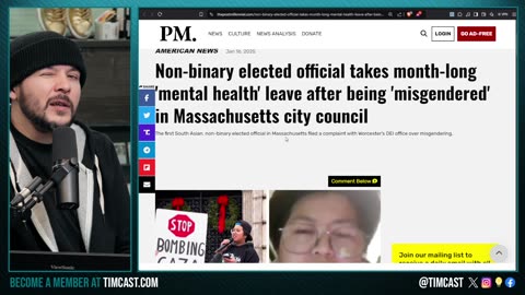 Non Binary Liberals Takes MONTH of Leave After Being Misgendered, Woke Official FURIOUS, Ragequits