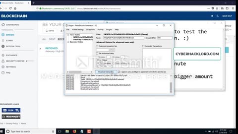 Real Fake BTC sender software Fake BITCOIN sender software Fake BTC Generator Tool