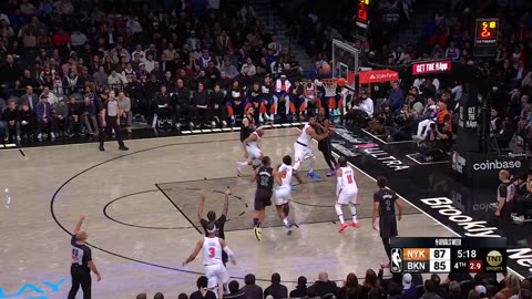 NBA - Keon Johnson gives Brooklyn the lead!