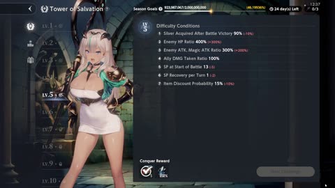 BrownDust II - Tower of Salvation Level 5 EASY Clear