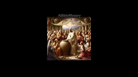 The Wedding Miracle #jesus #shorts #shortvideo #reels #ai #bible #wedding #love #follow