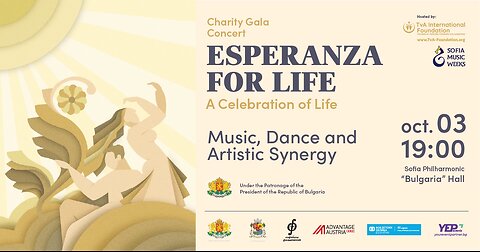 Esperanza for Life - A Celebration of Life - Live Gala Concert, Sofia, Oct. 2025