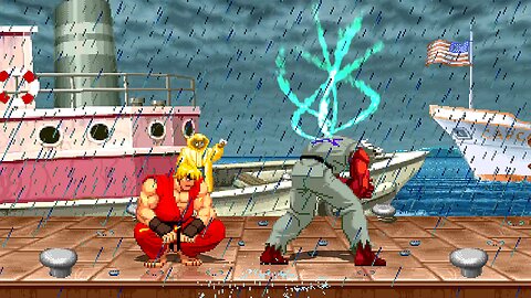 Fire Ken VS Shin Akuma