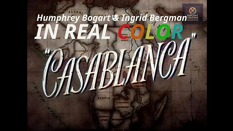 ✈️ Casablanca (1942) — Humphrey Bogart & Ingrid Bergman — In Real Color — Full Movie