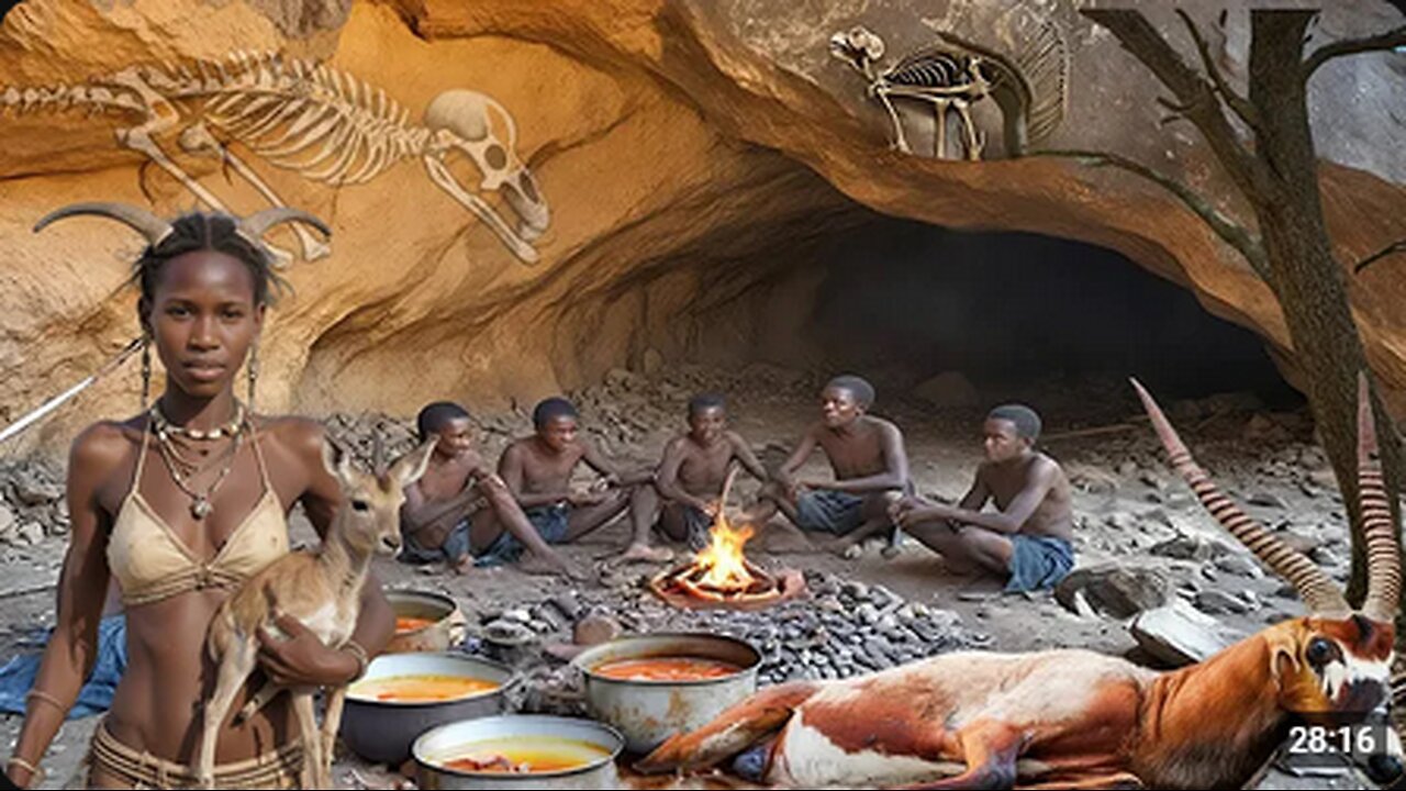 Inside The Incredible World Of The Hadzabe Tribe _ Hunting, Cooking & Surviving!