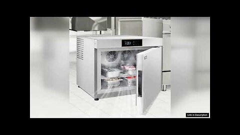 32L Commercial Blast Freezer 4 Trays Blast Chiller Chest Seafood Ice Cream Review