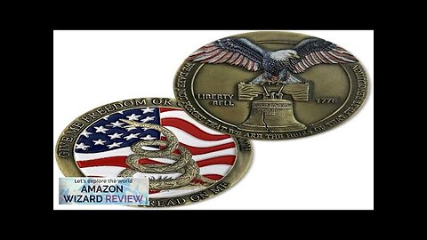 Don't Tread on Me Challenge Coin US Liberty Bell Military Coin Review