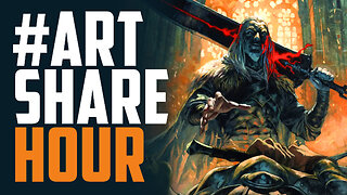 Art Share Hour Ep 79 - Coloured Drawtism!? Inks, Comic Pages, Covers & Pin-ups