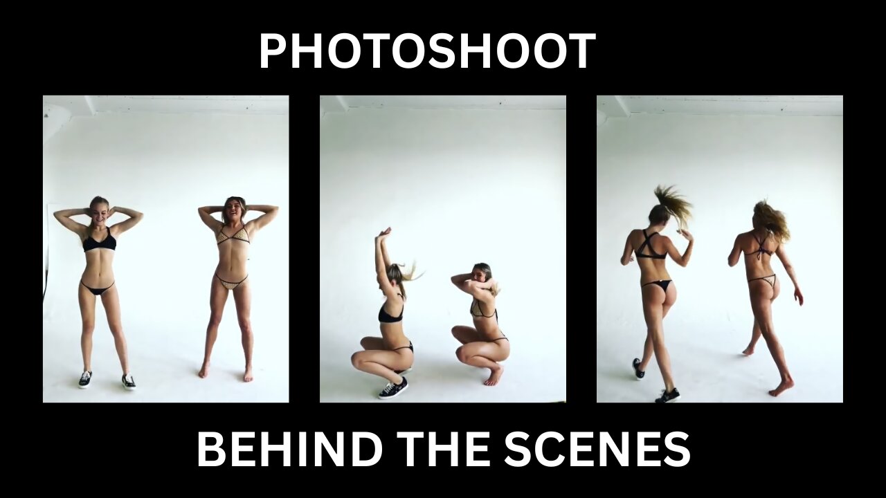 Teen Models Behind the Scenes Bikini Photoshoot