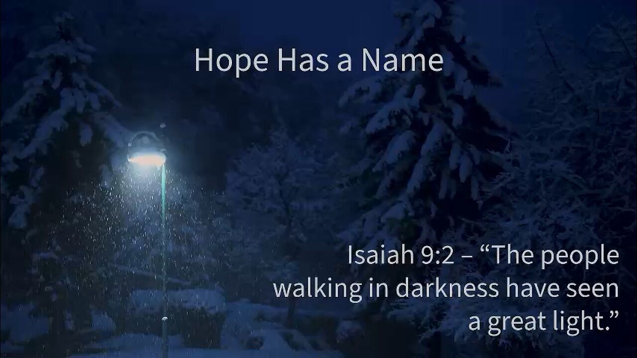 Hope has a Name