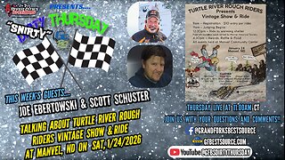 DIRTY THURSDAY - with Joe Ebertowski & Scott Schuster for Turtle River RR Vintage Show & Ride