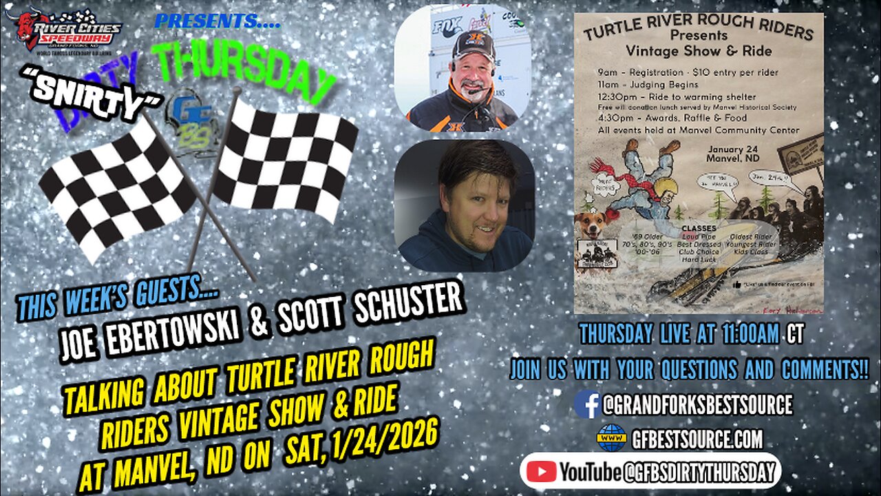 DIRTY THURSDAY - with Joe Ebertowski & Scott Schuster for Turtle River RR Vintage Show & Ride