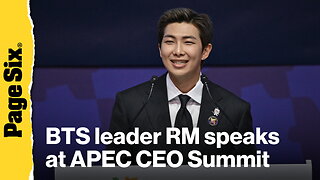 BTS leader RM delivers powerful speech about cultural diversity and creativity at APEC CEO Summit