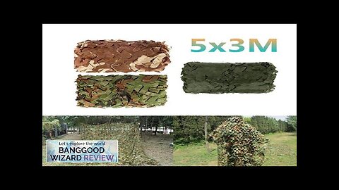 5x3m Car Cover Military Camouflage Net Hunting Woodland Army Training Camo Netting Review