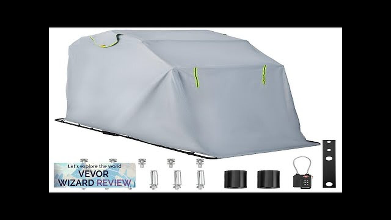 VEVOR Motorcycle Shelter Waterproof Motorcycle Cover Heavy Duty Motorcycle Shelter Shed Review