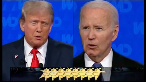 Biden and Trump-- Knocking on Heaven's Door #bobdylan #debate