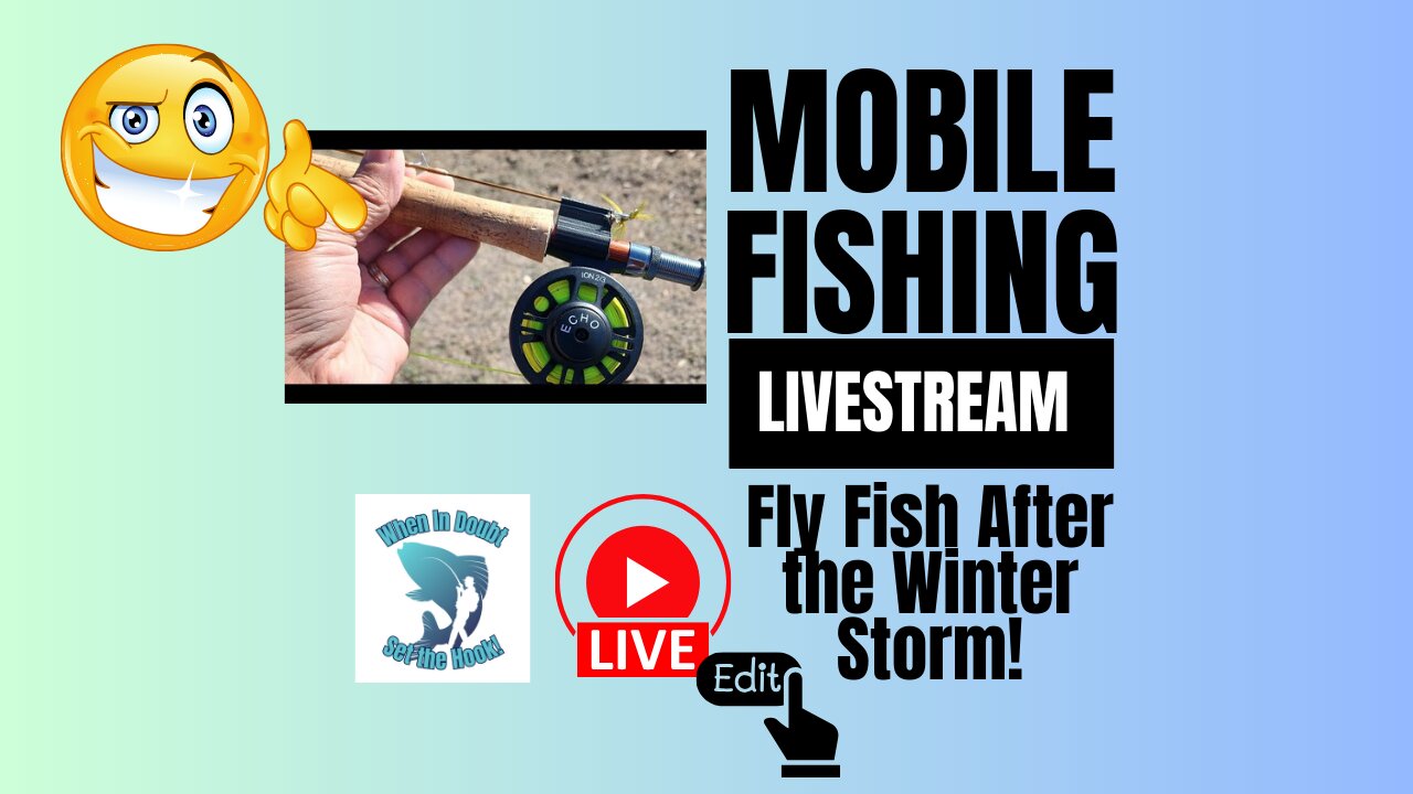 Pond Fly Fishing Quick Trip - Edited #mobile #fishing #livestream