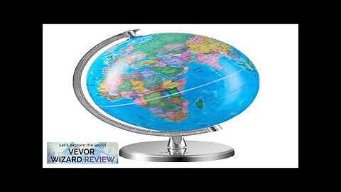 VEVOR Rotating World Globe with Stand 8 in/203.2 mm Educational Geographic Globe Review